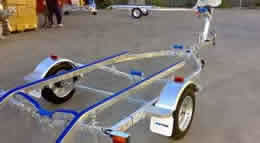 Aluminium boat trailer